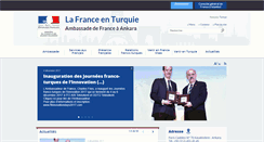 Desktop Screenshot of ambafrance-tr.org