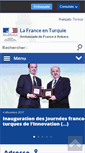 Mobile Screenshot of ambafrance-tr.org